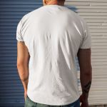 Camiseta Básica Masculina 100% algodão 30.1 (CM01-LISA) - Branco