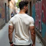 Camiseta Básica Masculina Lisa 100% algodão 30.1 (CM01-LISA) - Off White