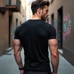 Camiseta Básica Masculina Lisa 100% algodão 30.1 (CM01-LISA) - Preto