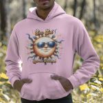 Moletom Unissex Canguru Com Capuz Era Sol Que Me Faltava - Rosa Bebê