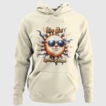 Moletom Unissex Canguru Com Capuz Era Sol Que Me Faltava - Off White