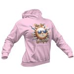 Moletom Unissex Canguru Com Capuz Era Sol Que Me Faltava - Rosa Bebê