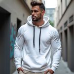 Moletom Canguru Unissex GuGi Com Capuz MLT01-LISO - Branco