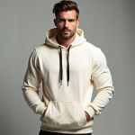 Moletom Canguru Unissex GuGi Com Capuz MLT01-LISO - Off White