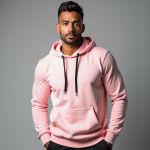 Moletom Canguru Unissex GuGi Com Capuz MLT01-LISO - Rosa Bebê