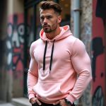 Moletom Canguru Unissex GuGi Com Capuz MLT01-LISO - Rosa Bebê