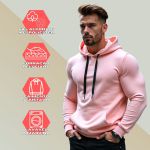 Moletom Canguru Unissex GuGi Com Capuz MLT01-LISO - Rosa Bebê