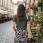 Camiseta Cropped Feminina Algodão Premium Conforto e Estilo Moderno - Chumbo