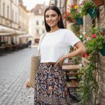 Camiseta Cropped Feminina Algodão Premium Conforto e Estilo Moderno - Branco