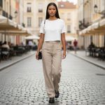 Camiseta Cropped Feminina Algodão Premium Conforto e Estilo Moderno - Branco