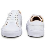 Tênis Feminino Casual Branco Cano Baixo Conforto