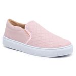 Slip On Rose Feminino Casual Tênis Sem Cadarço