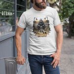 Camiseta Básica Masculina Gorilla Gang Streetwear 100% Algodão Premium - Branco