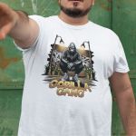 Camiseta Básica Masculina Gorilla Gang Streetwear 100% Algodão Premium - Branco