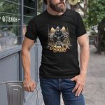 Camiseta Básica Masculina Gorilla Gang Streetwear 100% Algodão Premium - Preto