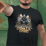 Camiseta Básica Masculina Gorilla Gang Streetwear 100% Algodão Premium - Preto