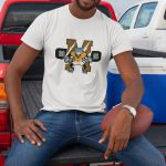 Camiseta Básica Masculina Logo Mascote Futebol Americano 100% Algodão Premium - Branco