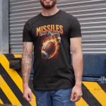 Camiseta Básica Masculina Bola Futebol Americano 100% Algodão Premium - Preto