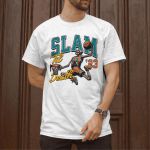 Camiseta Básica Masculina Esqueleto Basquete Slam 100% Algodão Premium - Branco