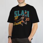 Camiseta Básica Masculina Esqueleto Basquete Slam 100% Algodão Premium - Preto