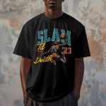 Camiseta Básica Masculina Esqueleto Basquete Slam 100% Algodão Premium - Preto