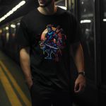 Camiseta Básica Masculina Samurai Ninja 100% Algodão Premium - Preto