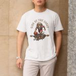 Camiseta Básica Masculina Leão King Of The Court 100% Algodão Premium - Branco