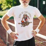 Camiseta Básica Masculina Leão King Of The Court 100% Algodão Premium - Branco