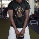 Camiseta Básica Masculina Leão King Of The Court 100% Algodão Premium - Preto