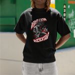 Camiseta Básica Masculina Punk Rockstar 100% Algodão Premium - Preto