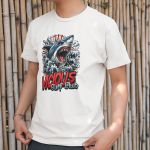 Camiseta Básica Masculina Surf Tubarão 100% Algodão Premium - Branco