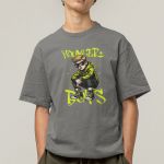 Camiseta Básica Masculina Menino Young Boys 100% Algodão Premium - Chumbo