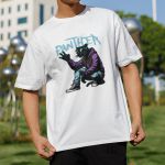 Camiseta Básica Masculina Pantera Style 100% Algodão Premium - Branco