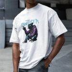 Camiseta Básica Masculina Pantera Style 100% Algodão Premium - Branco