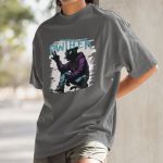 Camiseta Básica Masculina Pantera Style 100% Algodão Premium - Chumbo
