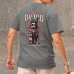 Camiseta Básica Masculina Bunny Board Skate Costas 100% Algodão Premium - Chumbo