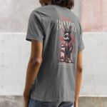 Camiseta Básica Masculina Bunny Board Skate Costas 100% Algodão Premium - Chumbo