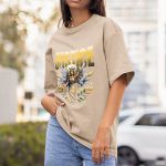 Camiseta Feminina Justice Anjo Direito Advogado 100% Algodão Premium - Caqui