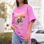 Camiseta Feminina Justice Anjo Direito Advogado 100% Algodão Premium - Rosa