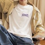 Camiseta Masculina Streetwear Trap Anime Frente E Costas 100% Algodão Premium - Branco