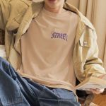 Camiseta Masculina Streetwear Trap Anime Frente E Costas 100% Algodão Premium - Caqui