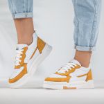 Tênis Jade Feminino GuGi Sneaker Casual Antiderrapante 623-GG - Mostarda