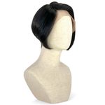 Curta estilo BOB nuca batida Preta