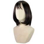 Houston.bob curta franja, mescla de fios