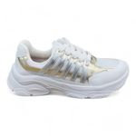 Tênis Vizzano ref. 1436.101.28227 - branco/dourado