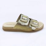 Chinelo Beira Rio ref. 8528.102.9569 - dourado