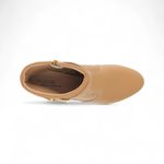 Bota Feminina Modare cano curto salto bloco ref. 7072.111.27591 - bege
