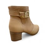 Bota Feminina Modare cano curto salto bloco ref. 7072.111.27591 - bege