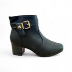 Bota Feminina Modare cano curto salto bloco ref. 7072.111.27591 - preto