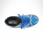 Tênis infatil Molekinho ref. 2808.334.28641 - azul/laranja